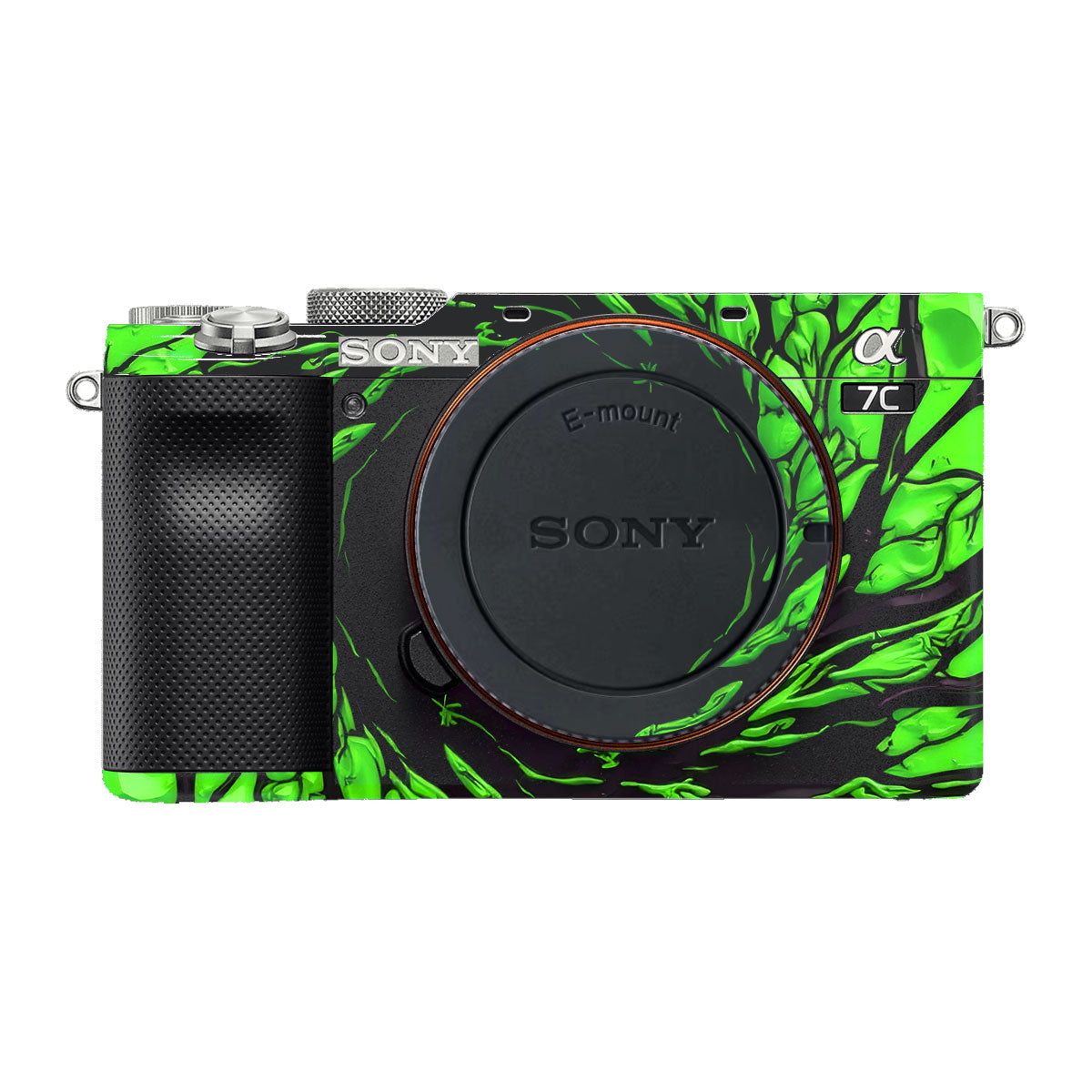 Venom Green Sony A7 C Camera Skins