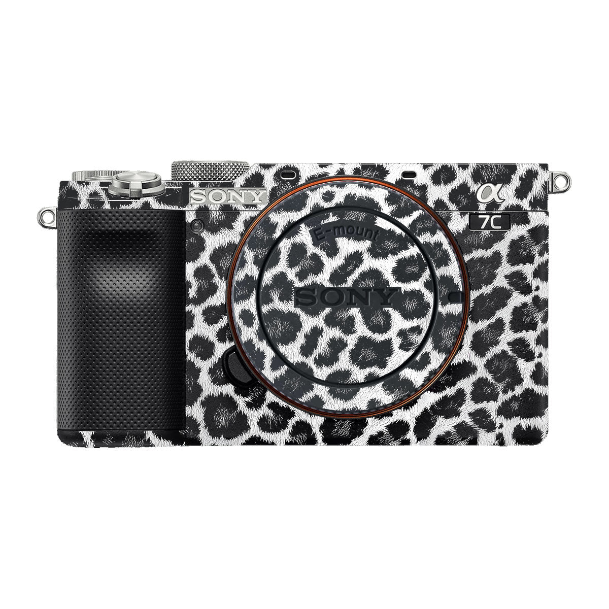 Snow Leopard Spots Sony A7 C Camera Skins