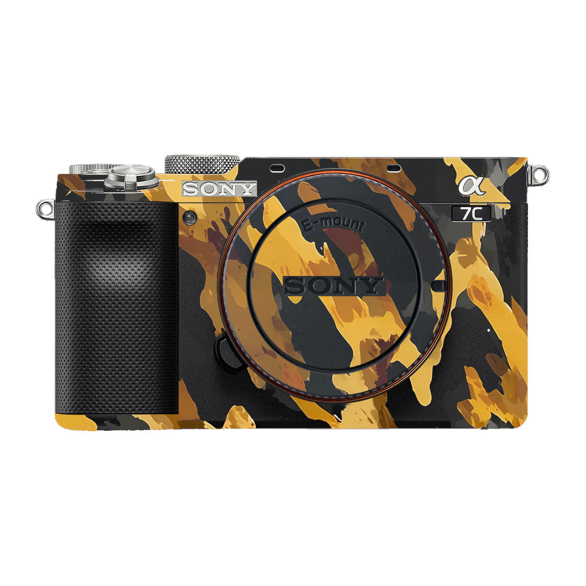 Camo Tiger Blend Sony A7 C Camera Skins