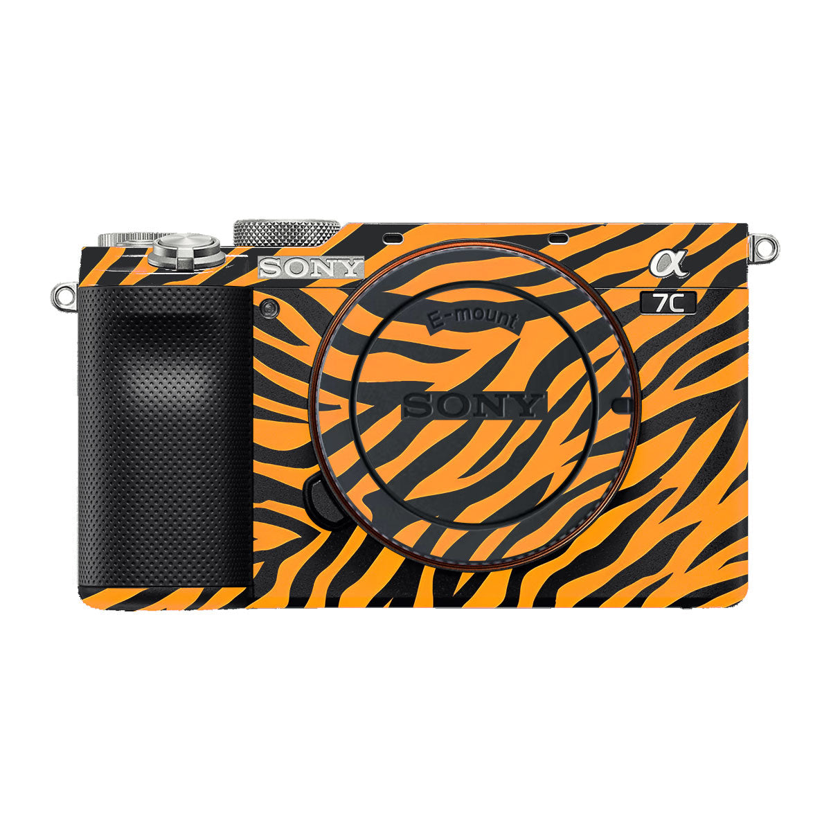 Zebra Gold Pattern Sony A7 C Camera Skins