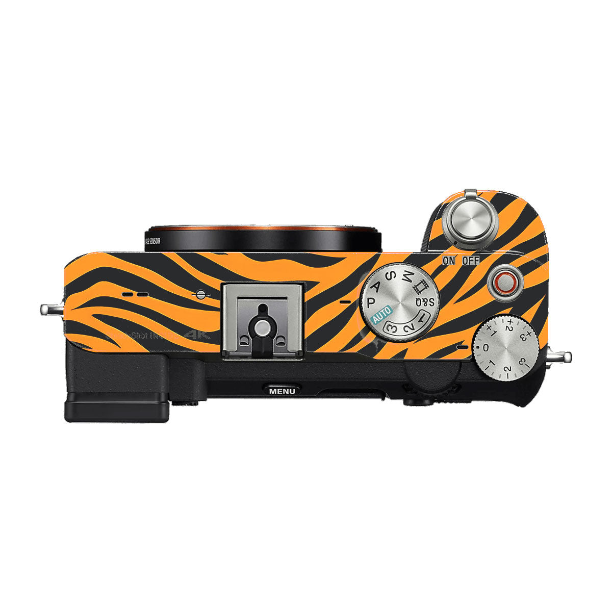 Zebra Gold Pattern Sony A7 C Camera Skins