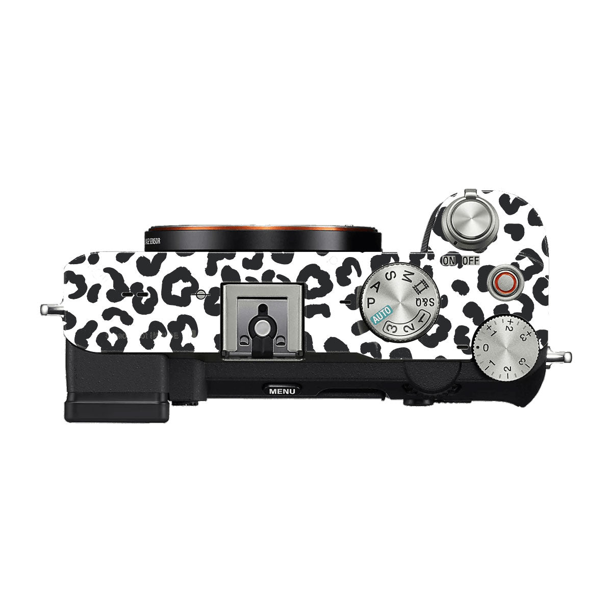 White Leopard Sony A7 C Camera Skins