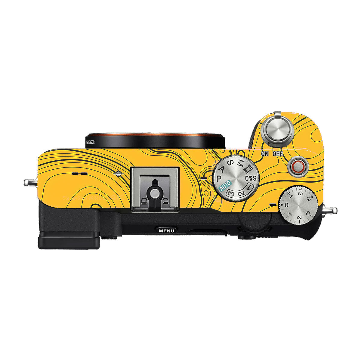 Topographic Map Pattern Sony A7 C Camera Skins