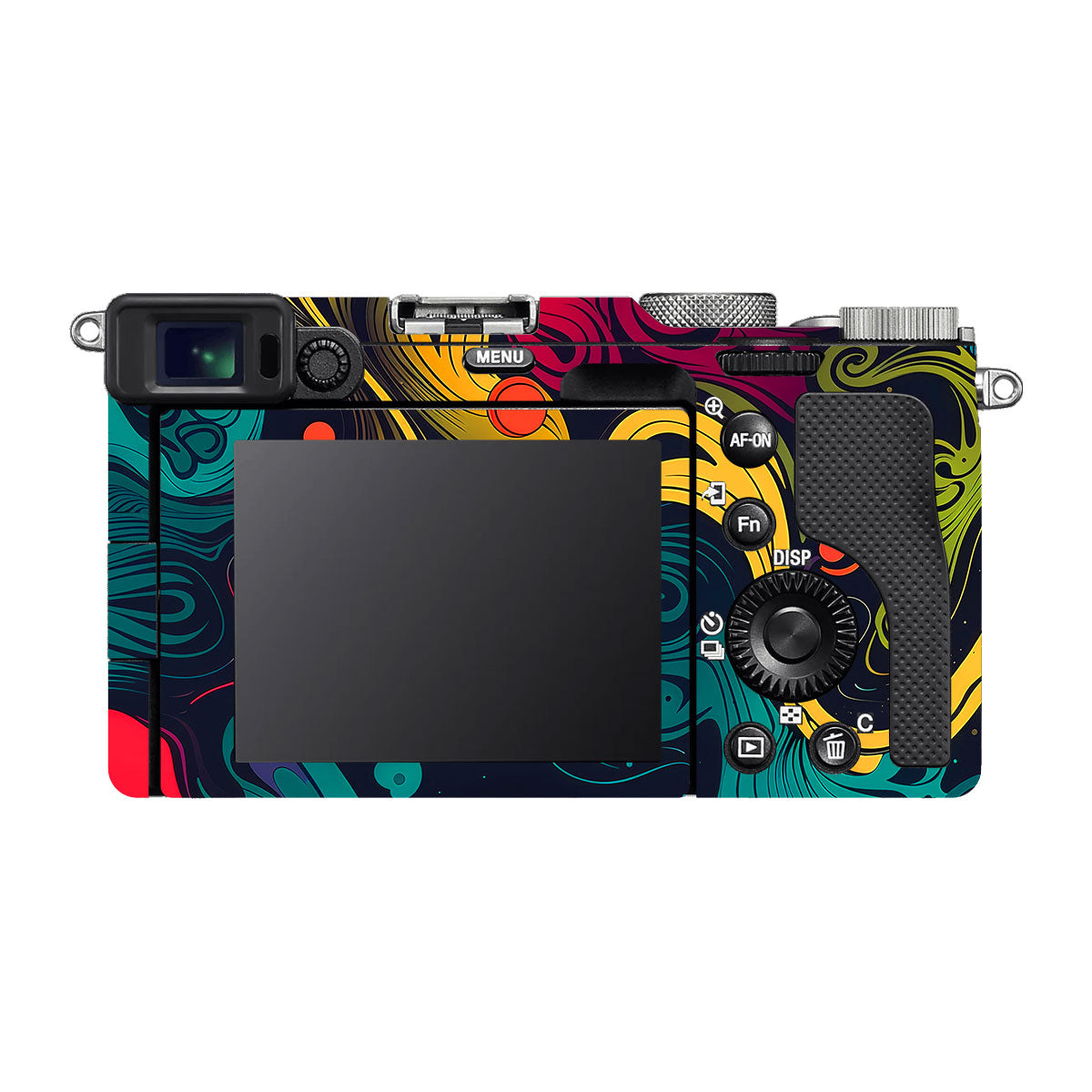 Psychedelic Color Swirl Sony A7 C Camera Skins