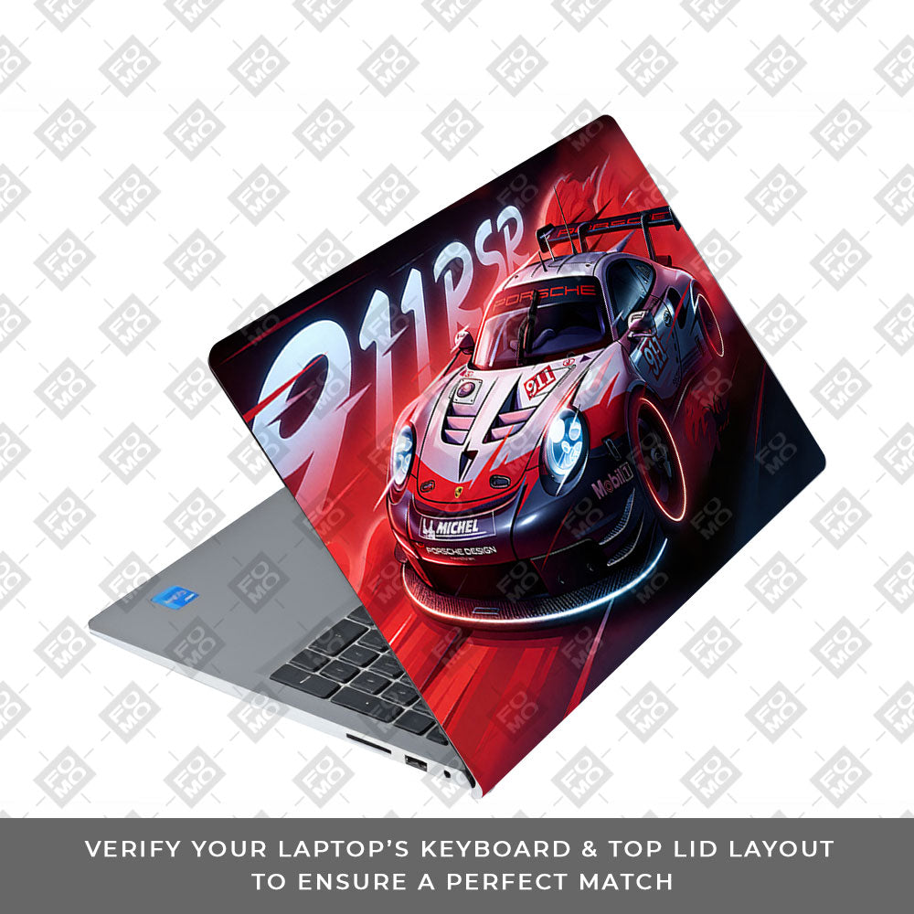 Porsche 911 RSR Dell Inspiron 3520 Laptop Skin