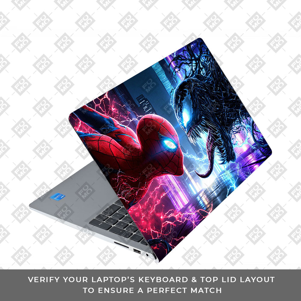Spiderman vs Venom Showdown Dell Inspiron 3520 Laptop Skin
