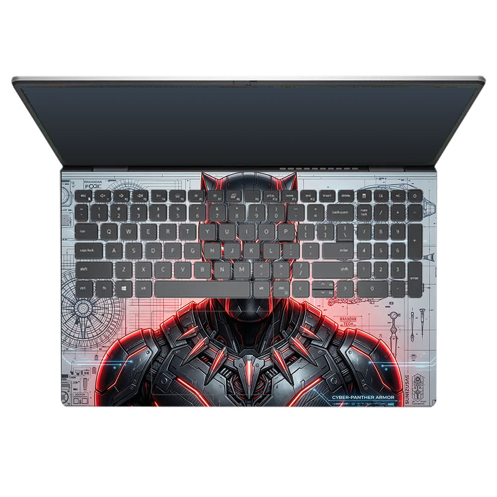 Black Panther Vibranium Tech Dell Inspiron 3520 Laptop Skin