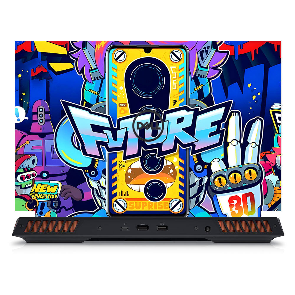 Futuristic Cyberpunk Vision Dell G15 5520, 5530 Laptop Skin