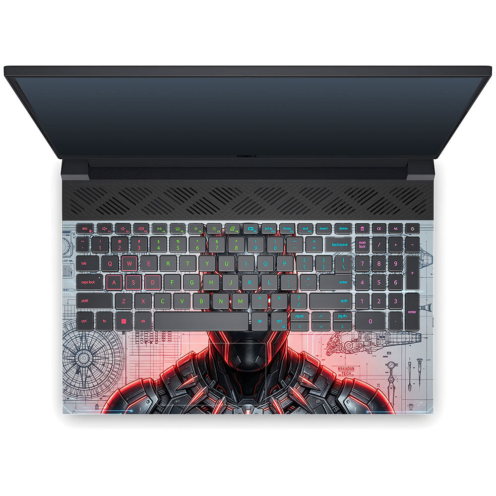 Futuristic Black Panther Dell G15 5520, 5530 3D Laptop Skin