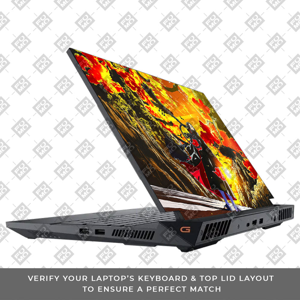 Itachi with Flock of Crows Dell G15 5520, 5530 Laptop Skin