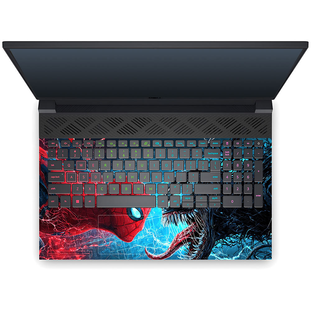 Spiderman vs Venom Showdown Dell G15 5520, 5530 3D Laptop Skin