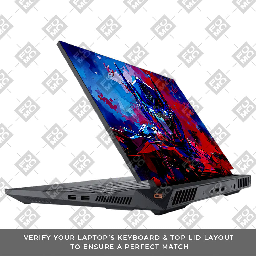 Optimus Prime Transformer Dell G15 5520, 5530 Laptop Skin