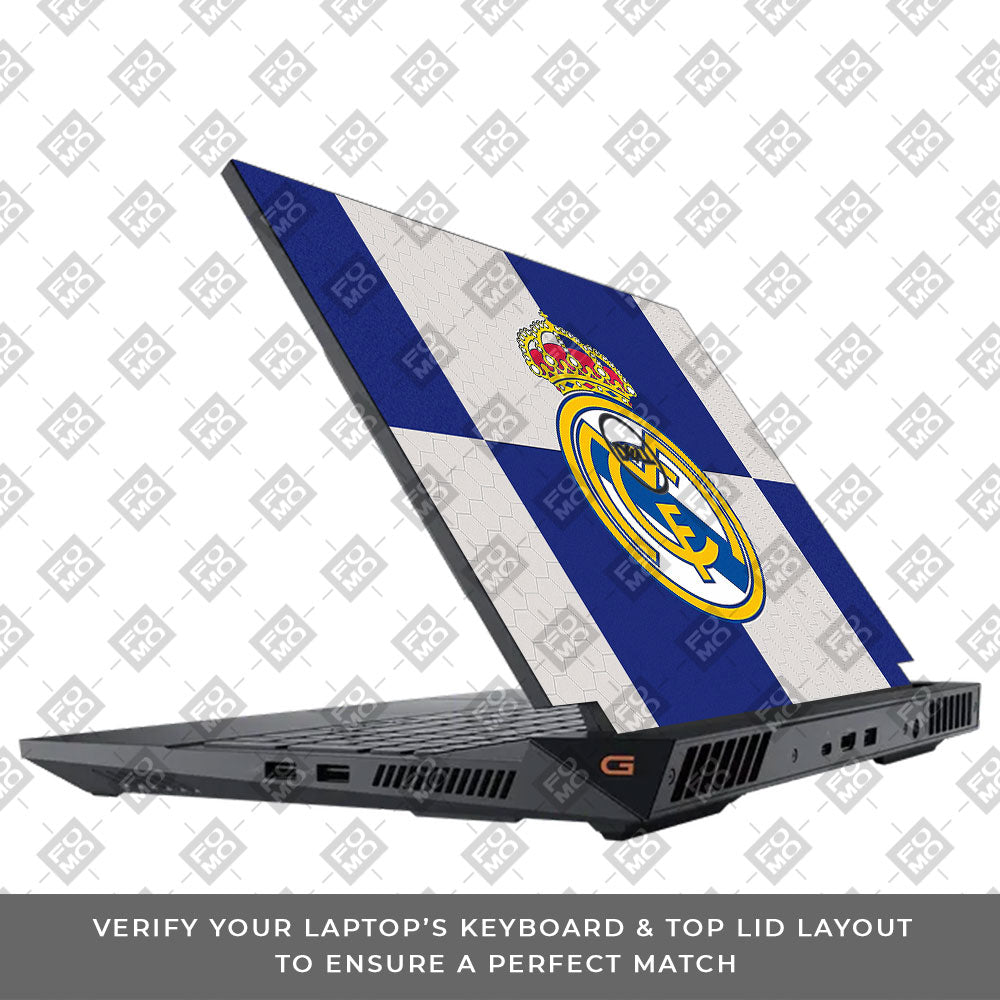 Royal Reign Real Madrid Glory Dell G15 5520, 5530 Laptop Skin