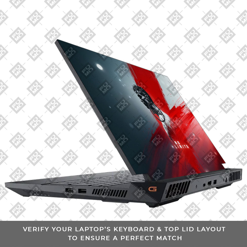 No Limits Ronaldo Spirit Dell G15 5520, 5530 Laptop Skin