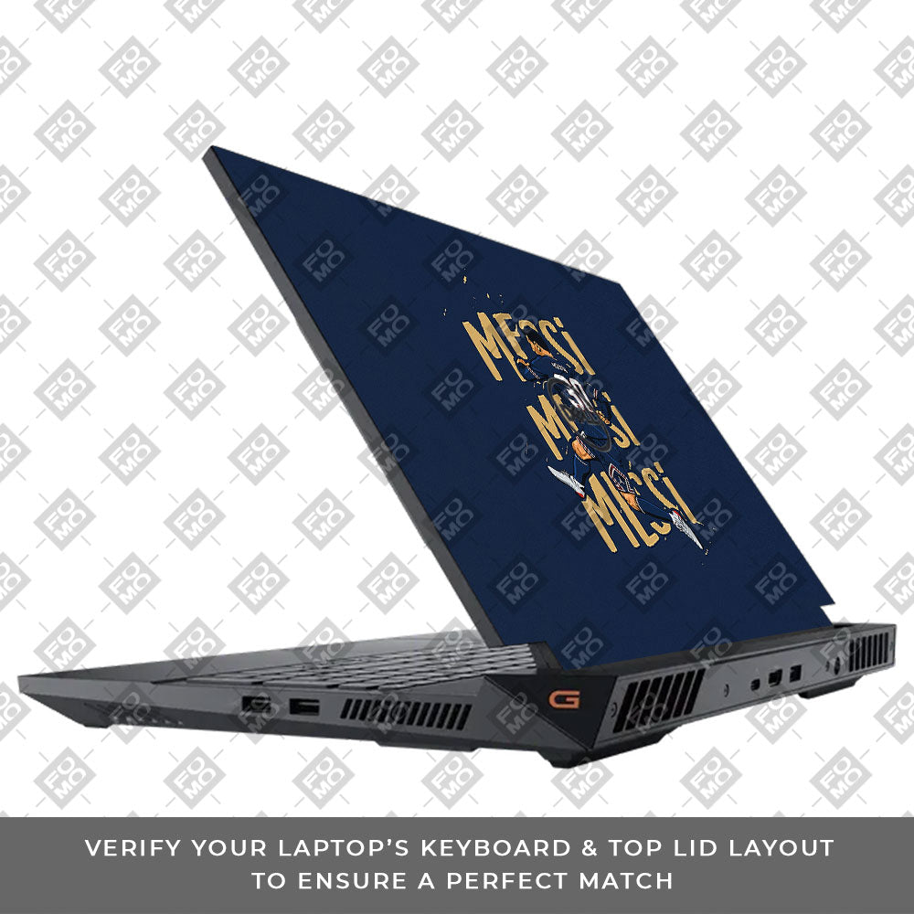 Messi Motion Masterpiece Dell G15 5520, 5530 Laptop Skin