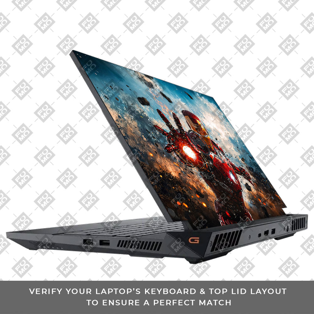 Iron Imapct The Arc Reactor Dell G15 5520, 5530 Laptop Skin