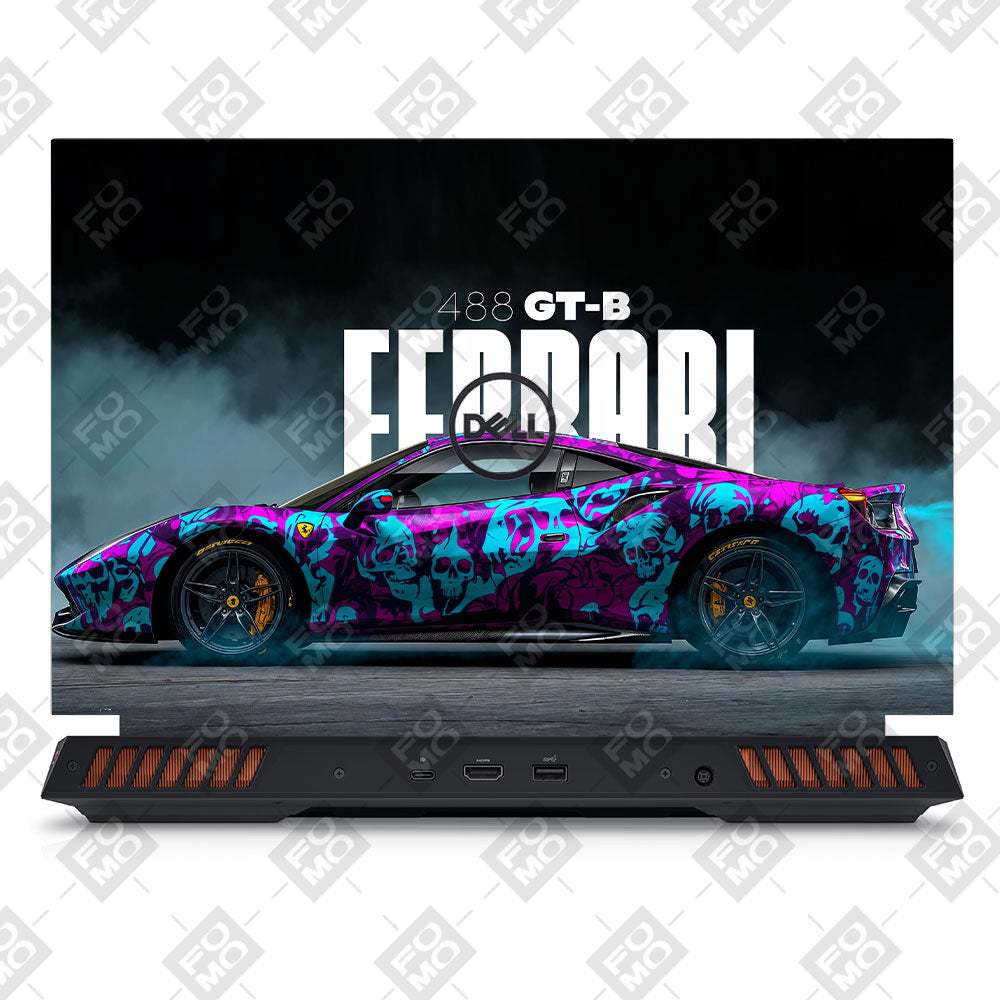 Psycho Drive Ferrari 488 Dell G15 5520, 5530 Laptop Skin