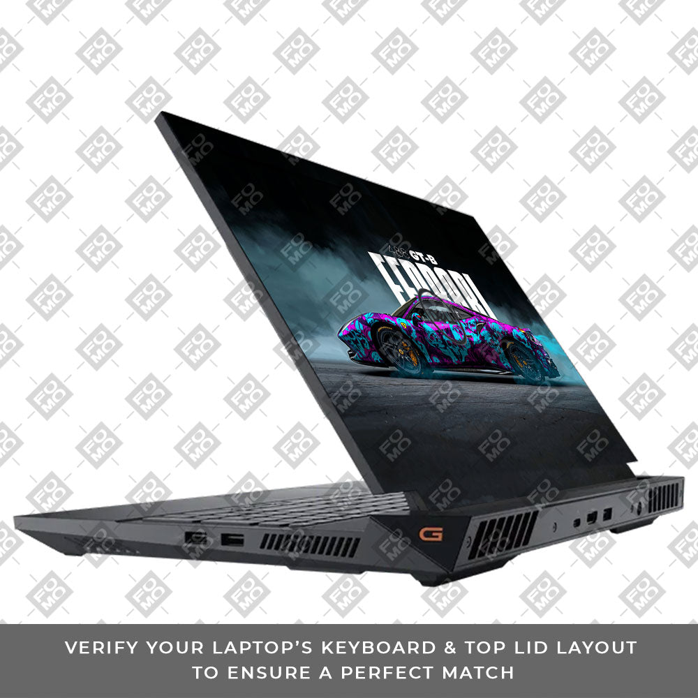 Psycho Drive Ferrari 488 Dell G15 5520, 5530 Laptop Skin