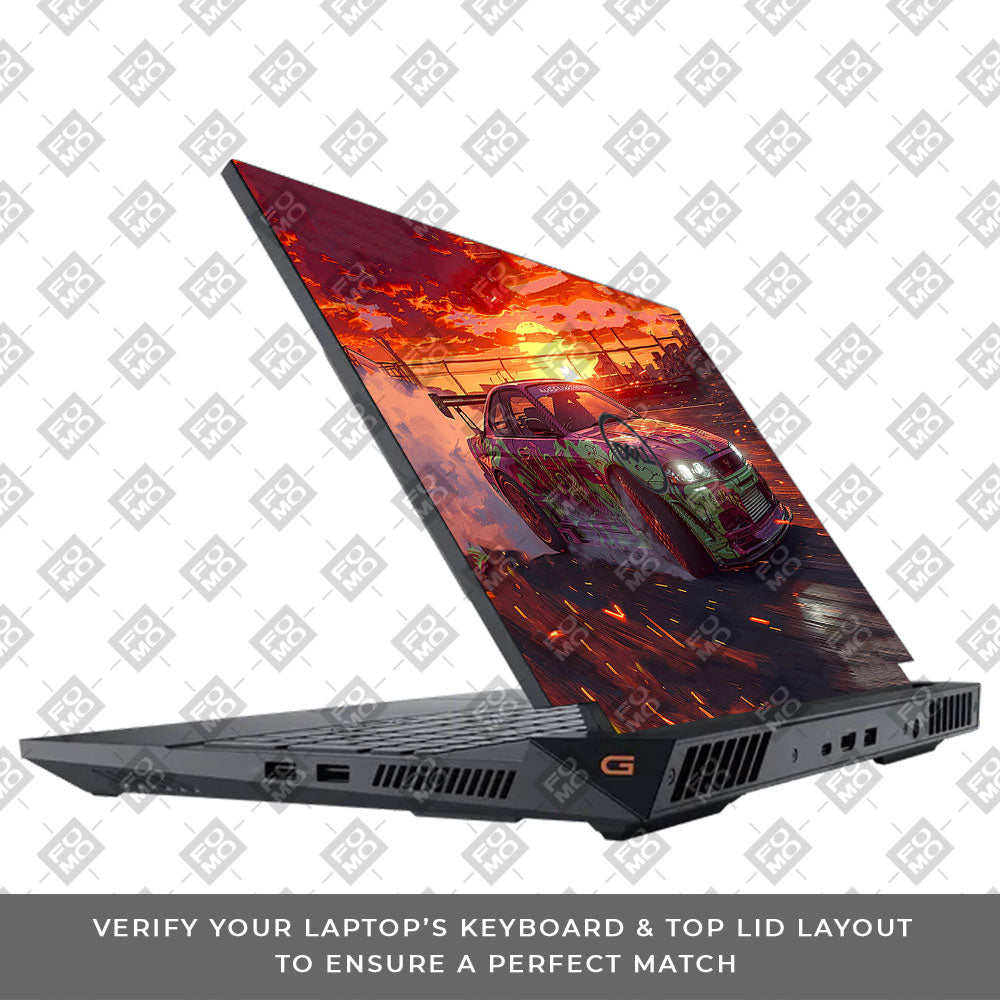 Tokyo Drift Vibes Dell G15 5520, 5530 Laptop Skin