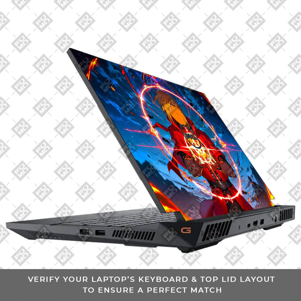 Edward Elric Fullmetal Alchemist Dell G15 5520, 5530 Laptop Skin