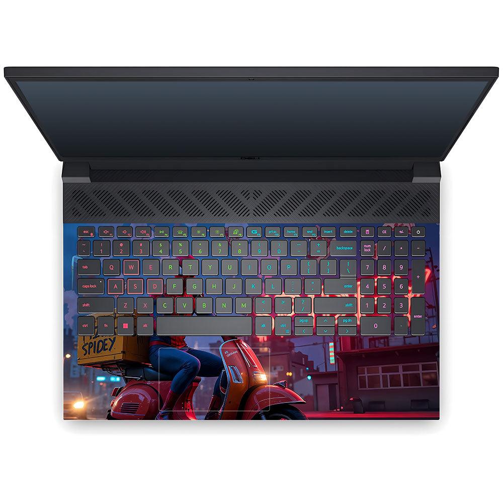 Pizza Spidey Dell G15 5520, 5530 Laptop Skin