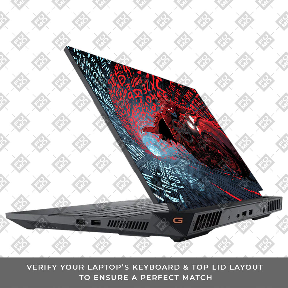 Dark Knight Overdrive Dell G15 5520, 5530 3D Laptop Skin