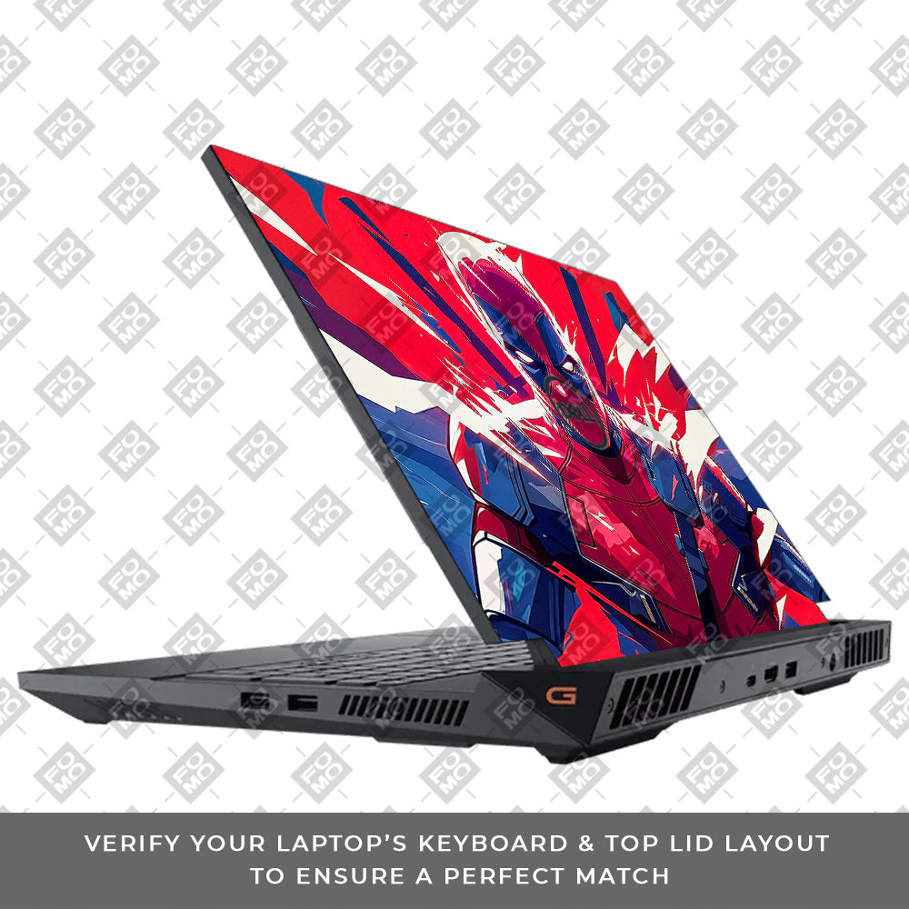 Deadpool Power Burst Dell G15 5520, 5530 Laptop Skin