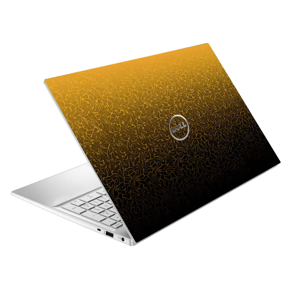 Orange to Black Gradient Dell Inspiron 3501 Laptop Skin