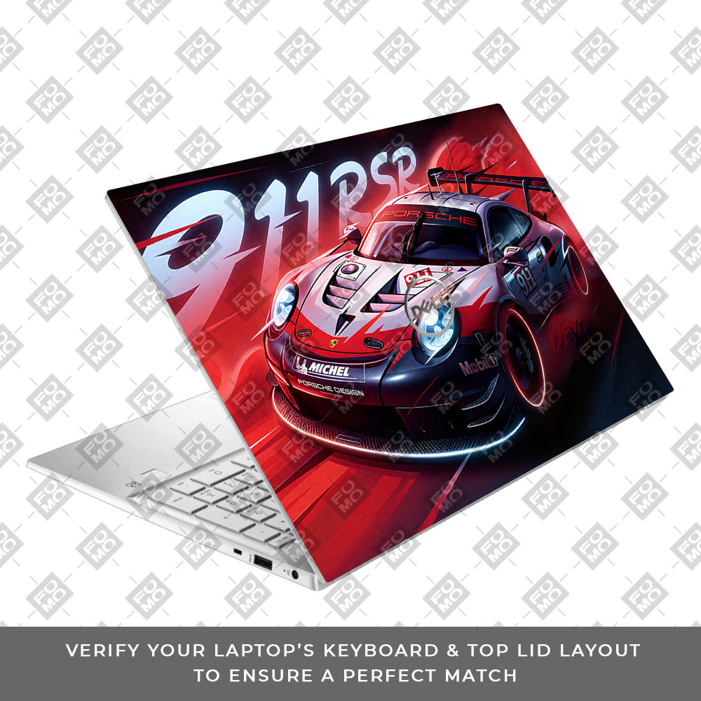 Porsche 911 RSR Dell Inspiron 3501 Laptop Skin