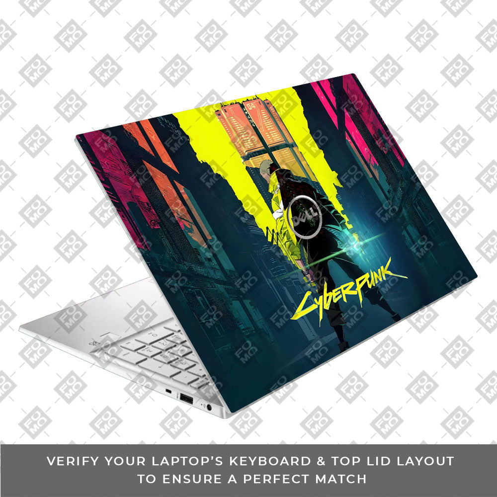 Cyberpunk Uprising Dell Inspiron 3501 Laptop Skin