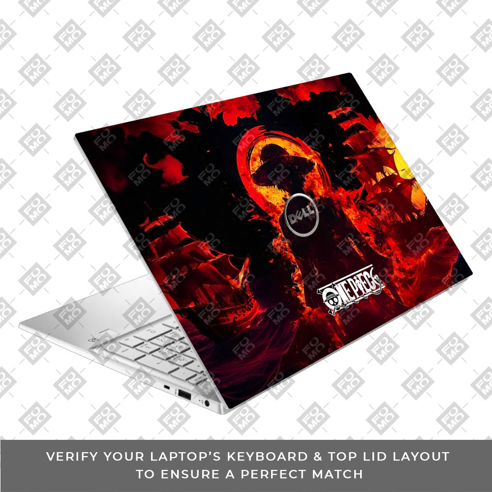 Luffy's Burning Tide Dell Inspiron 3501 Laptop Skin