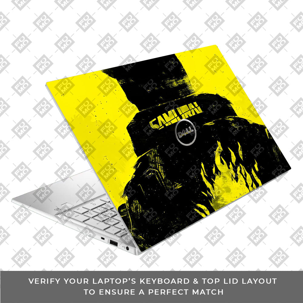 Backlit SAMURAI Jacket Dell Inspiron 3501 Laptop Skin