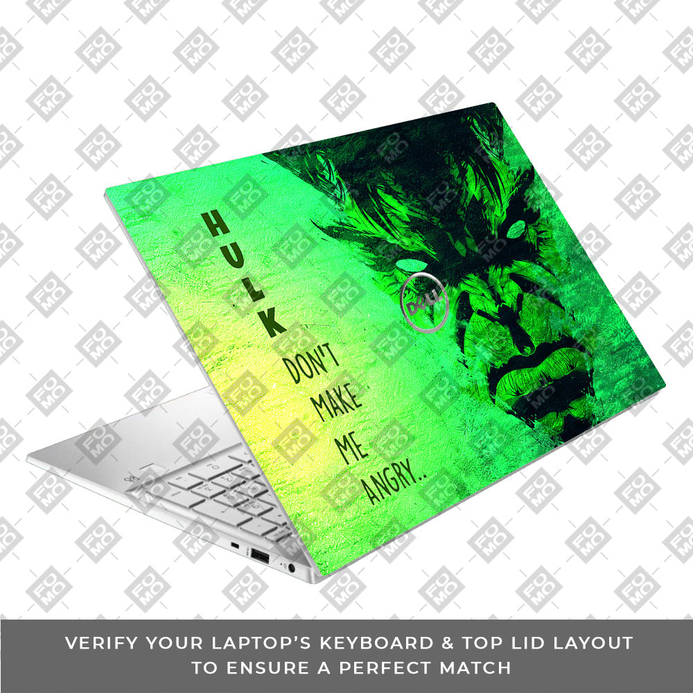 Hulk Don't Make Me Angry Dell Inspiron 3501 Laptop Skin