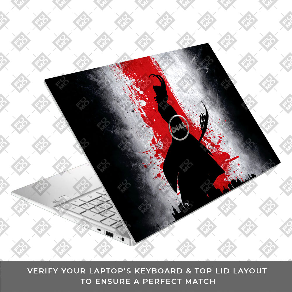 Loki Silhouette Red Strike Dell Inspiron 3501 Laptop Skin