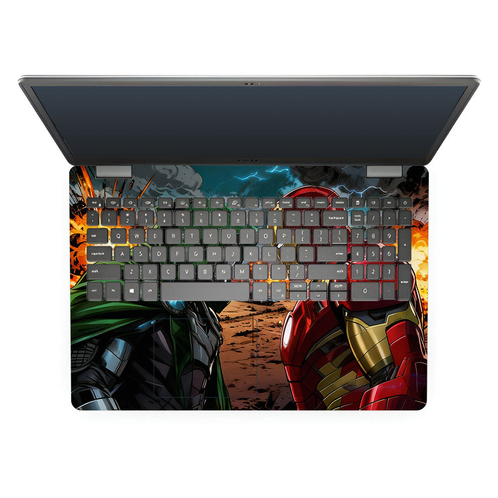 Iron Man vs Doom Dell Inspiron 3501 3D Laptop Skin