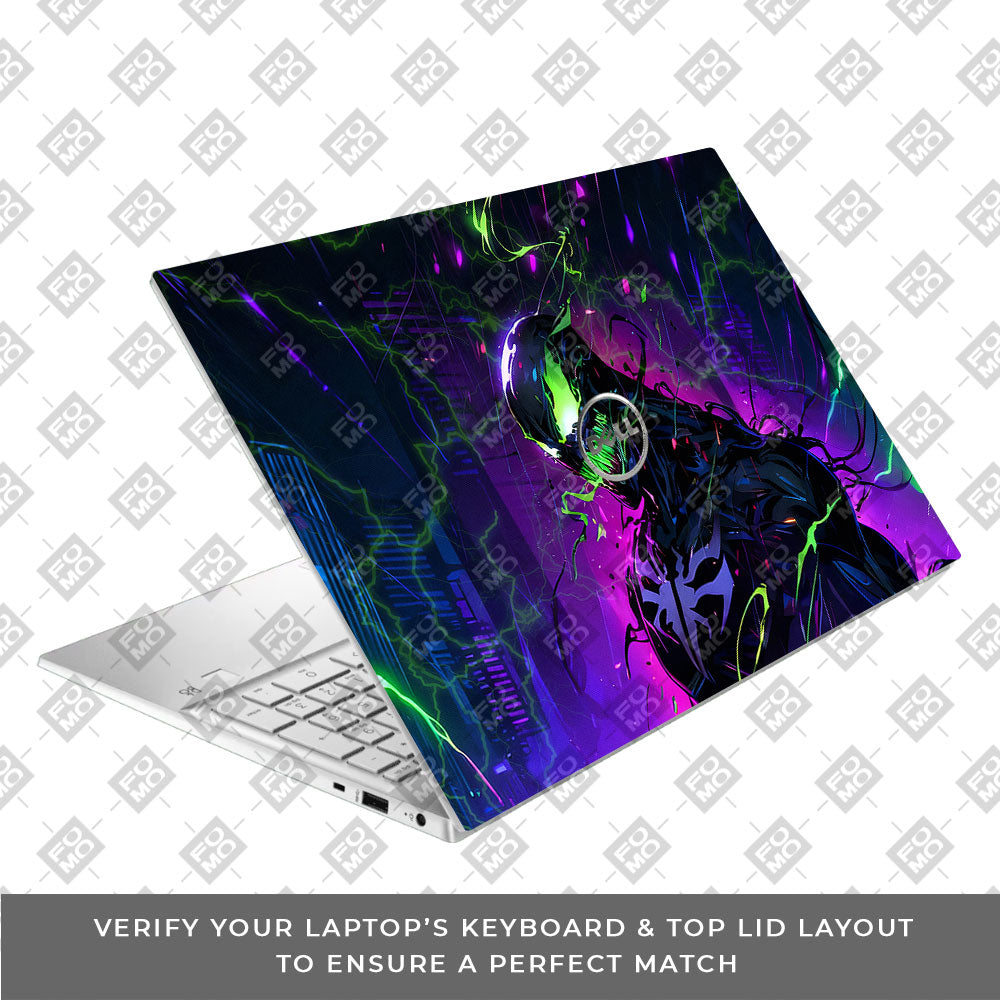 Venom Chaos Surge Dell Inspiron 3501 3D Laptop Skin