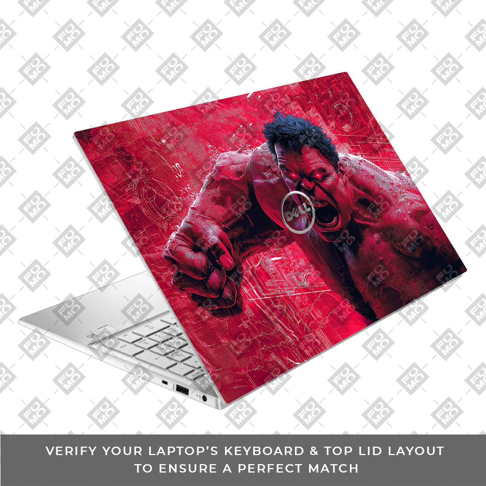 Gamma Rage Red Hulk Dell Inspiron 3501 Laptop Skin