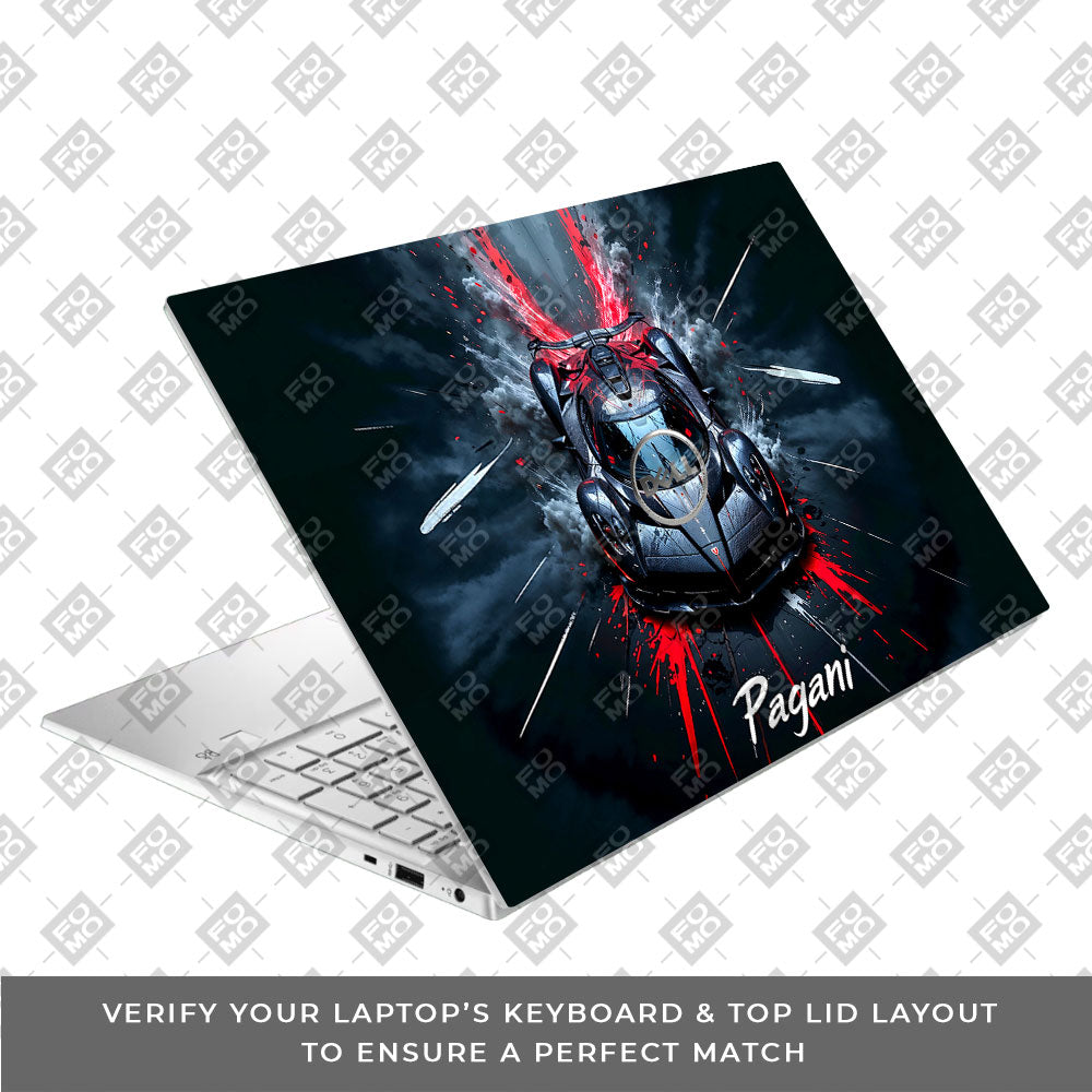 Pagani Midnight Impact Dell Inspiron 3501 Laptop Skin