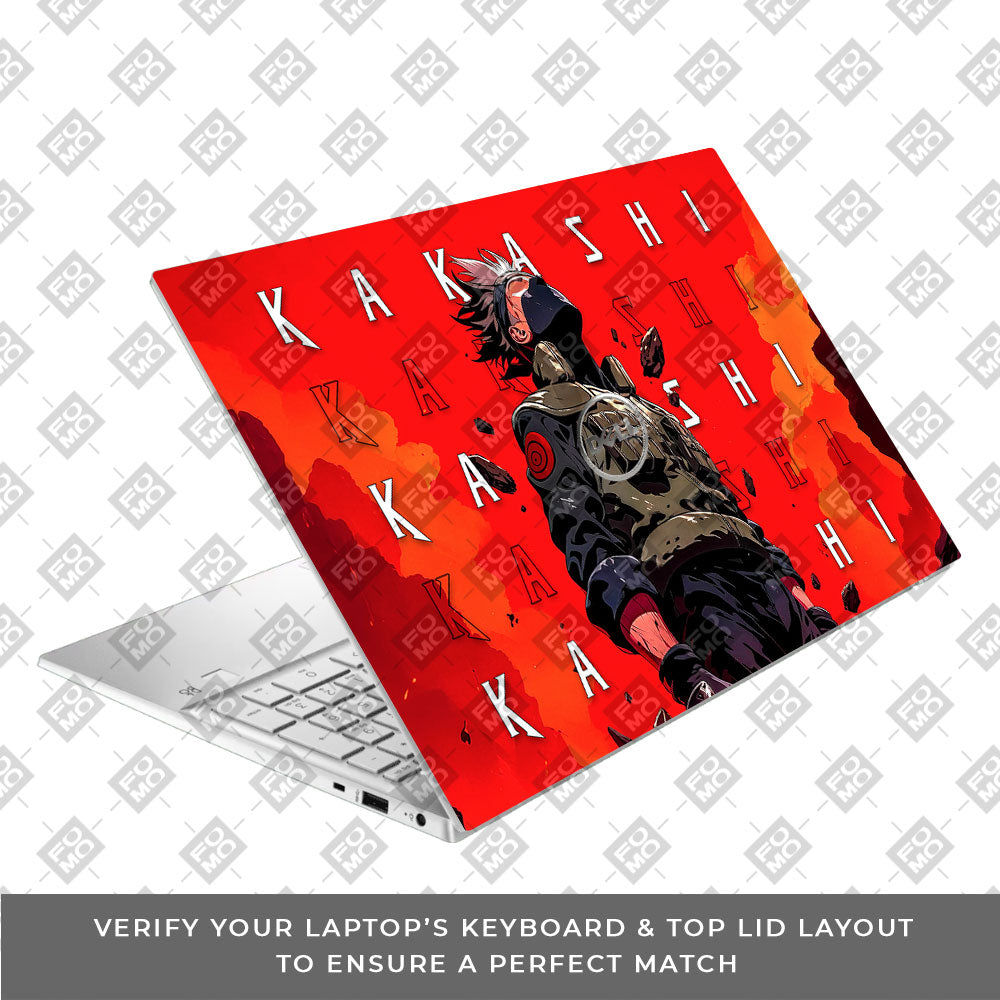 Kakashi Hatake Inferno Dell Inspiron 3501 Laptop Skin