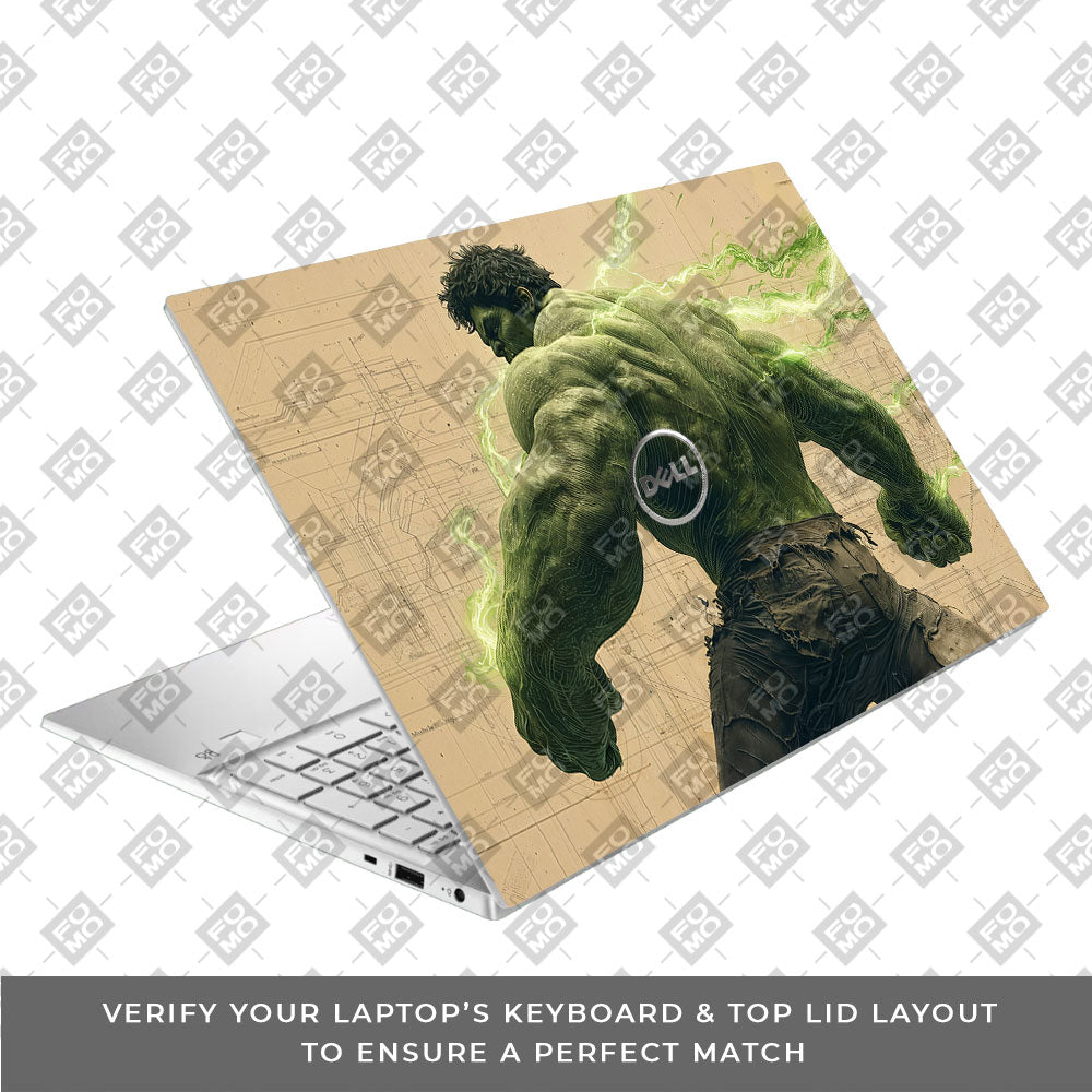 Hulk Unleashed Dell Inspiron 3501 Laptop Skin