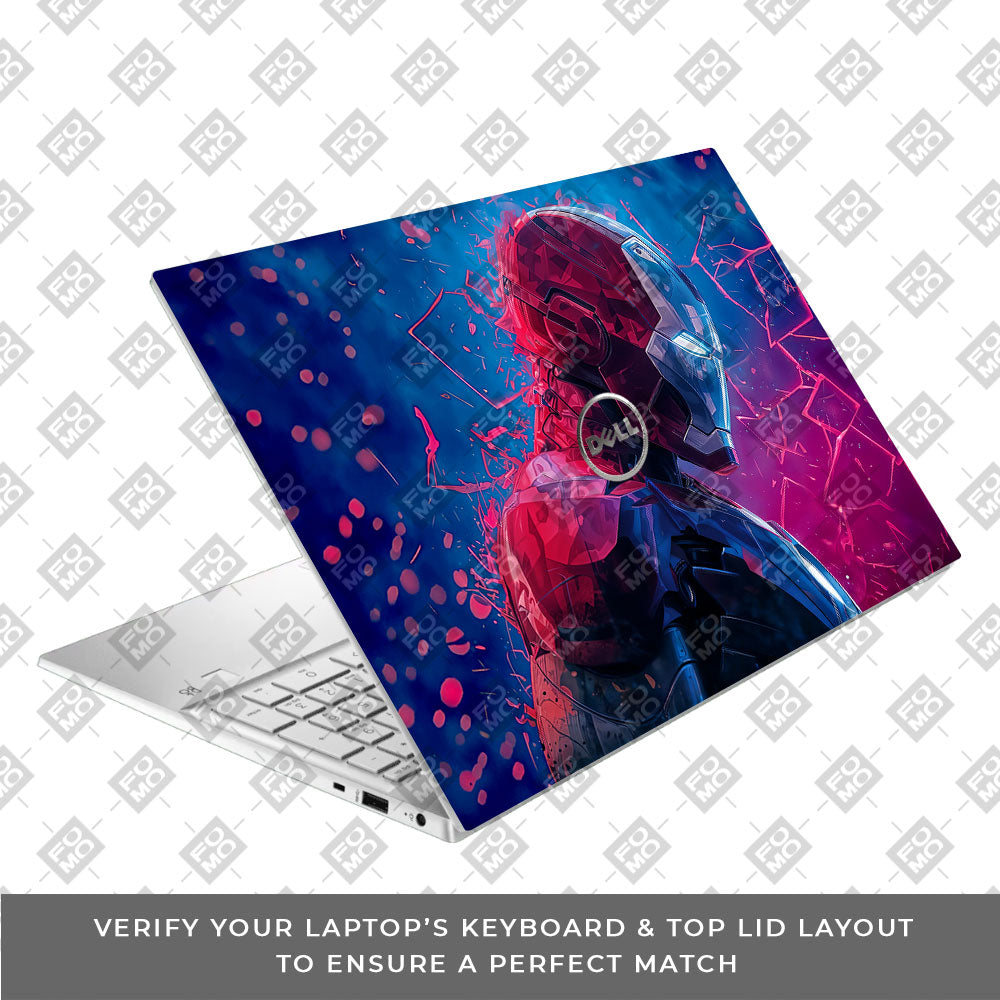 Iron Man Neon Tech Dell Inspiron 3501 Laptop Skin