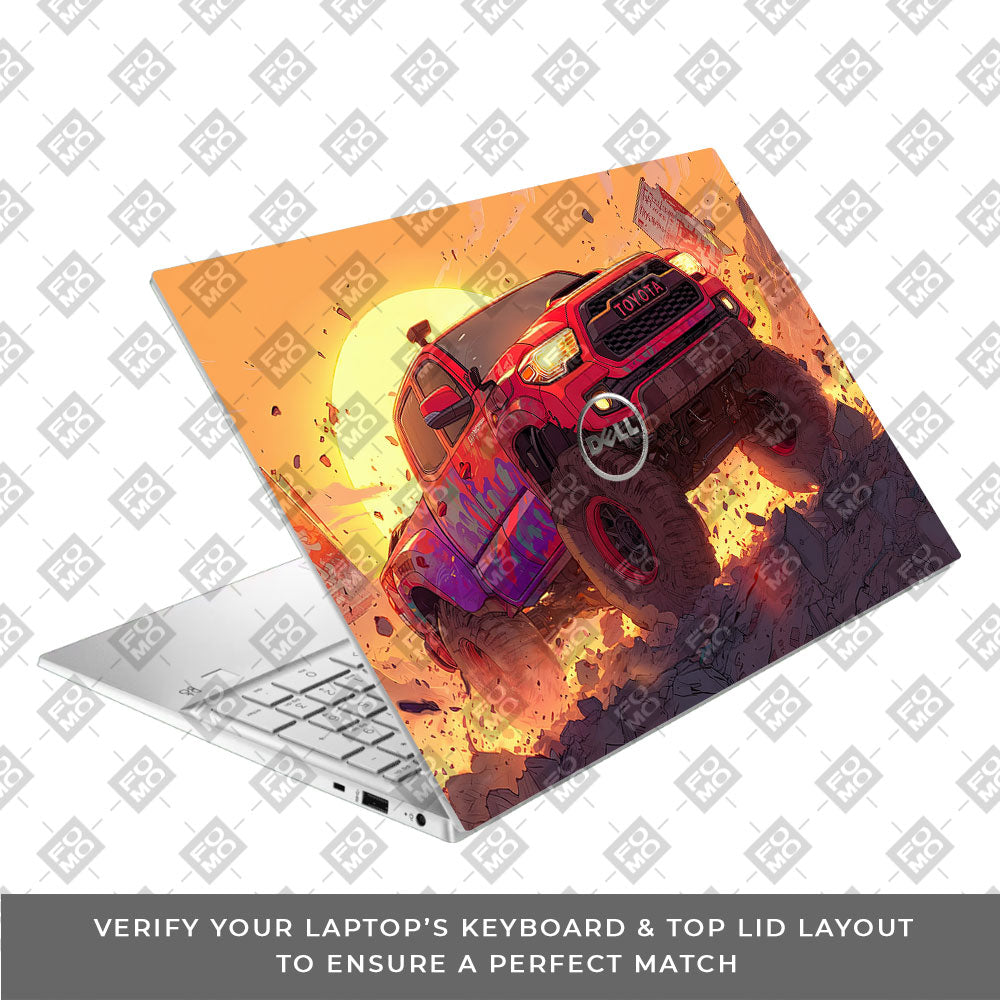 Toyota Off Road Beast Dell Inspiron 3501 Laptop Skin