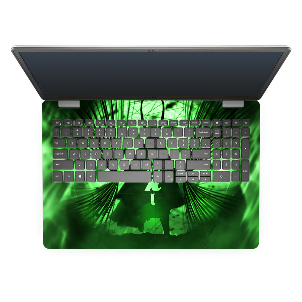 Loki's Green Aura Dell Inspiron 3501 Laptop Skin