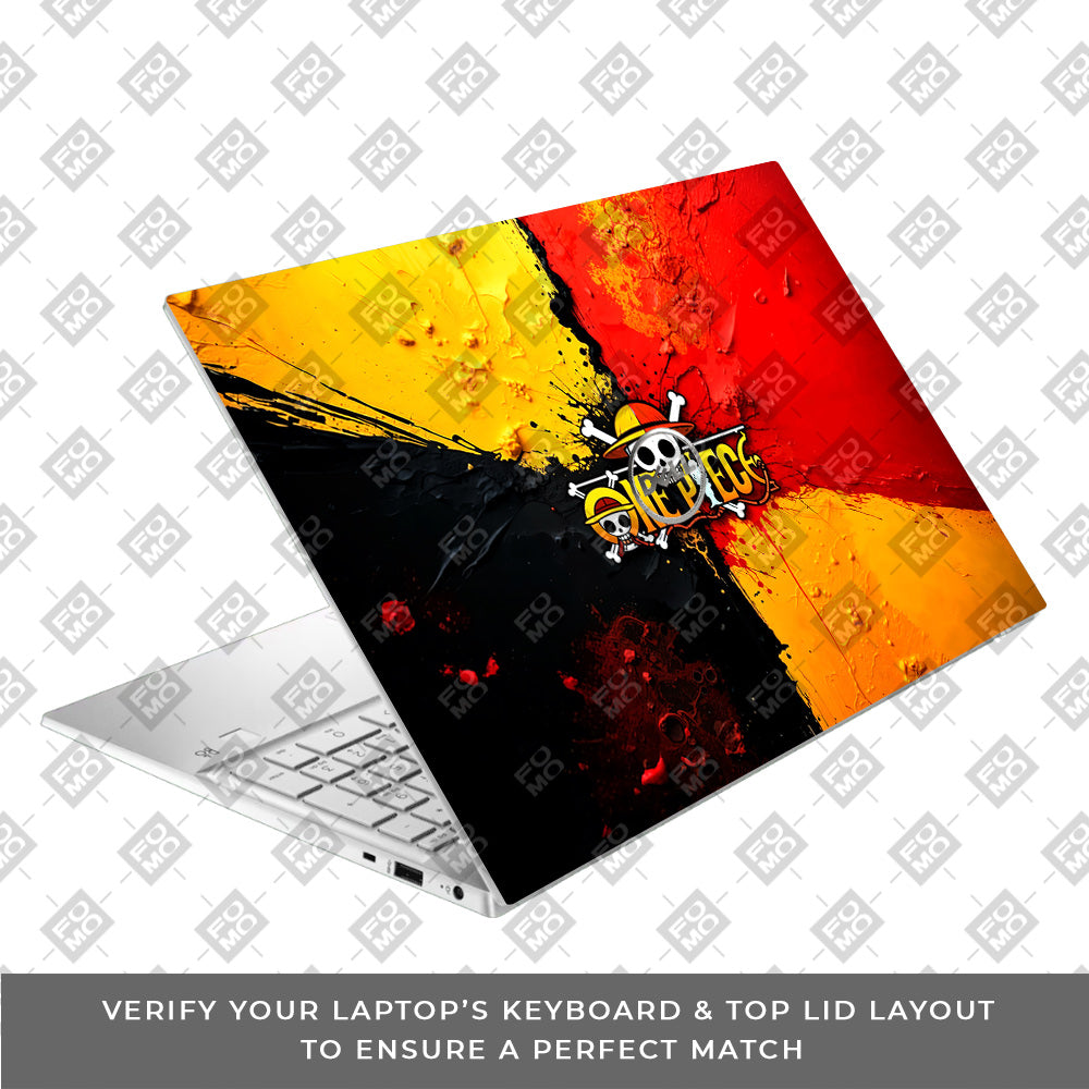 One Piece Paint Splash Dell Inspiron 3501 Laptop Skin