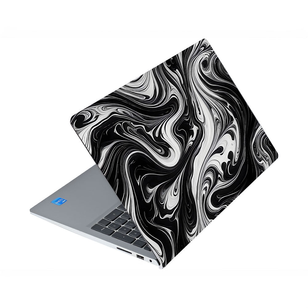 Black and White Marble Dell Inspiron 3520 Laptop Skin