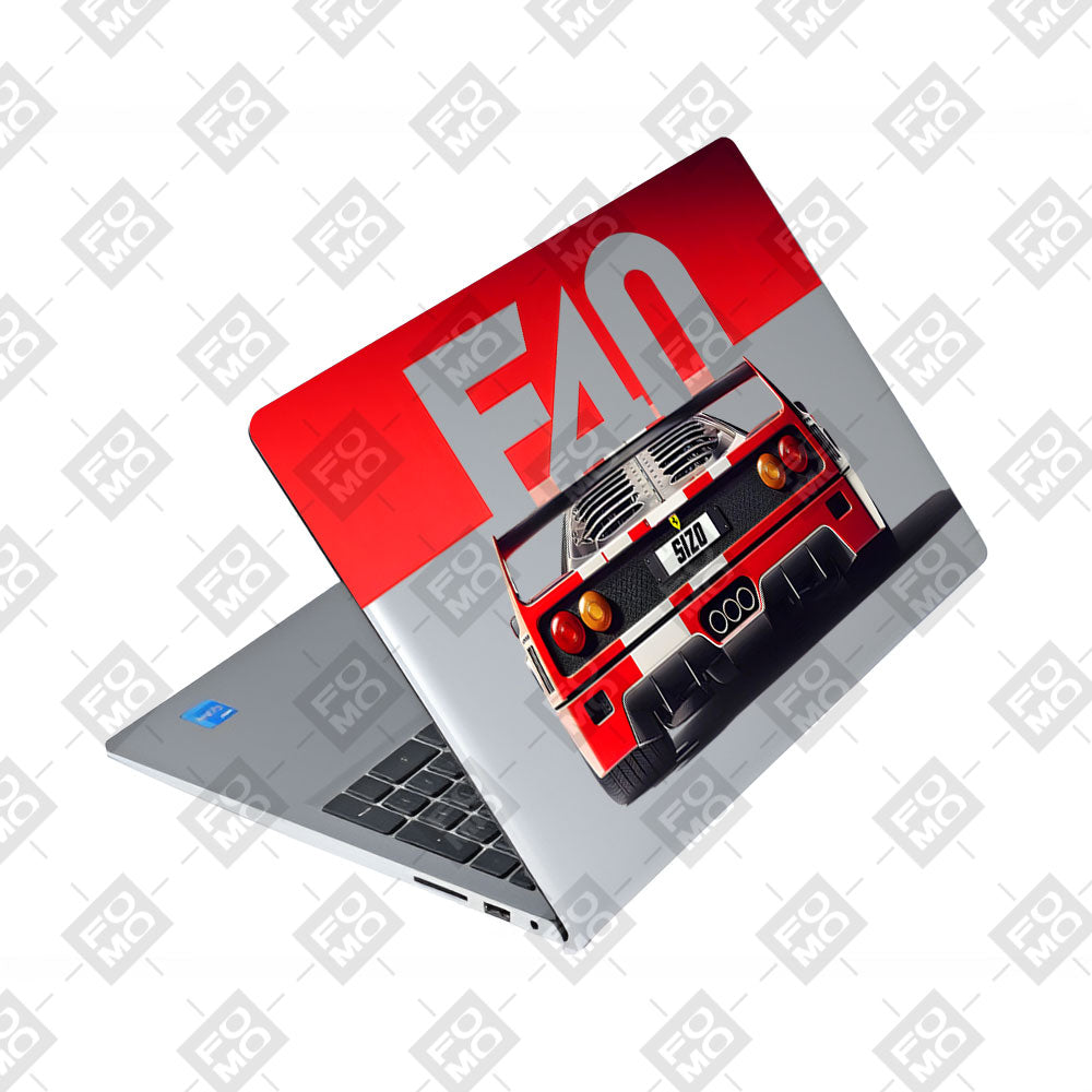 Transparent Ferrari F40 Dell Inspiron 3520 Laptop Skin