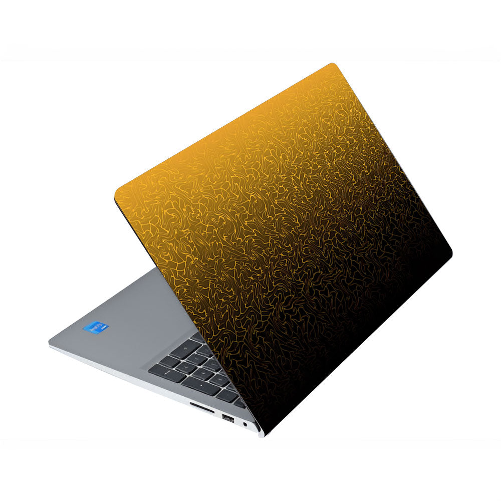 Orange to Black Gradient Dell Inspiron 3520 Laptop Skin