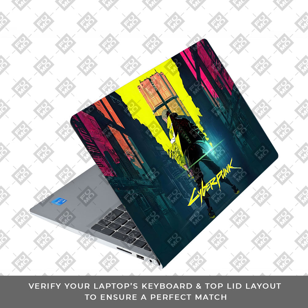 Cyberpunk Uprising Dell Inspiron 3520 Laptop Skin