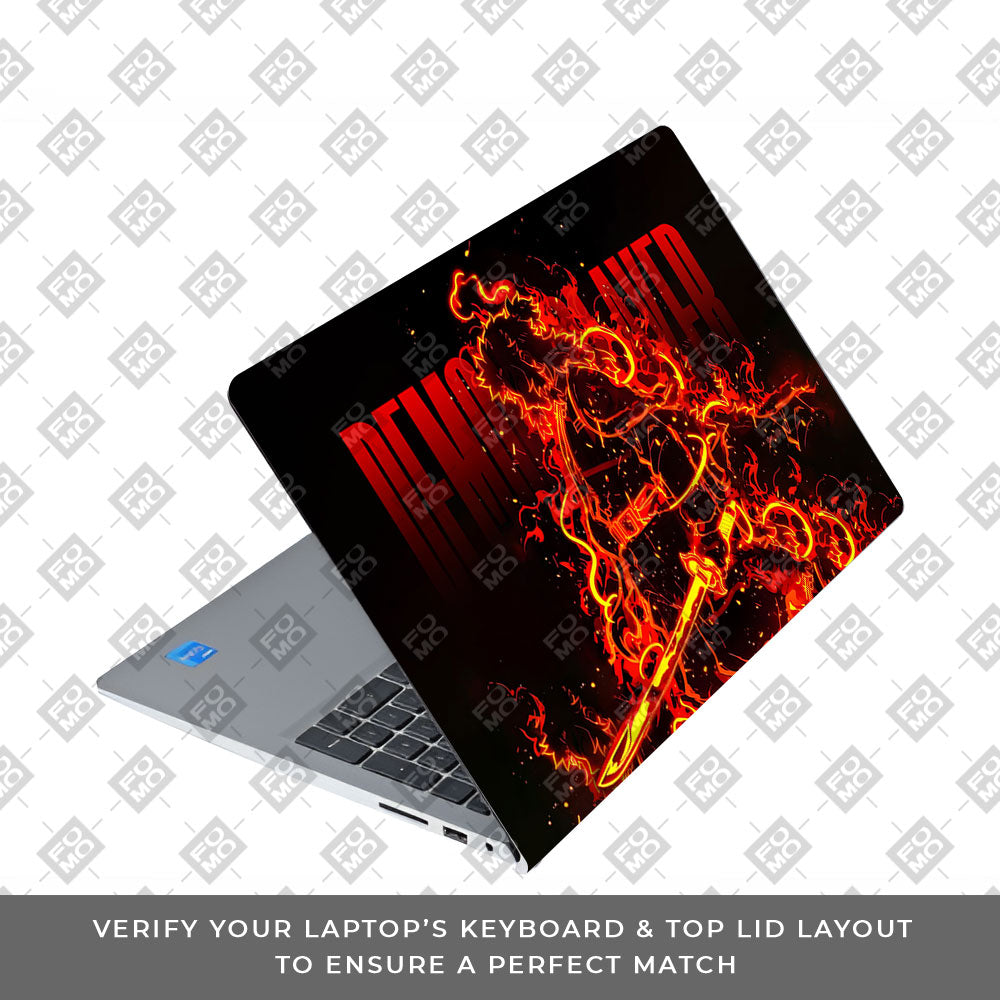 Rengoku Blazing Inferno Dell Inspiron 3520 Laptop Skin