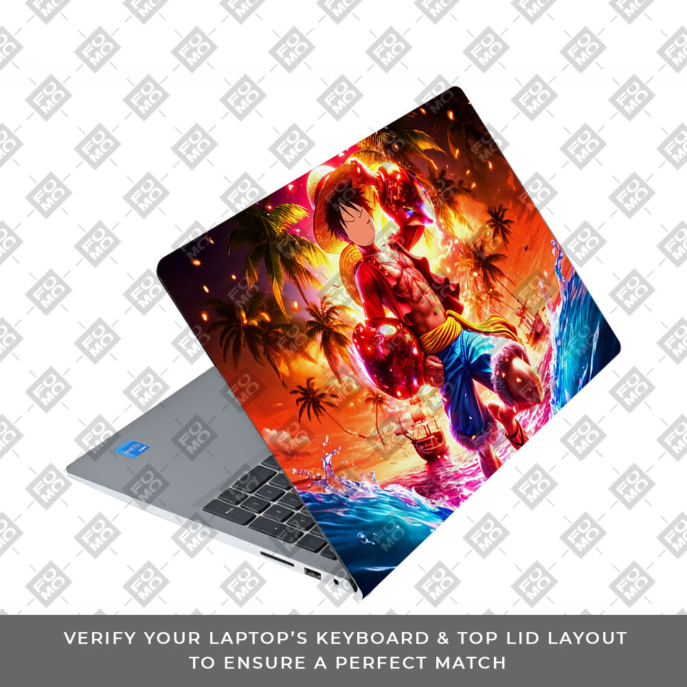 Luffy's Radiant Will Dell Inspiron 3520 Laptop Skin